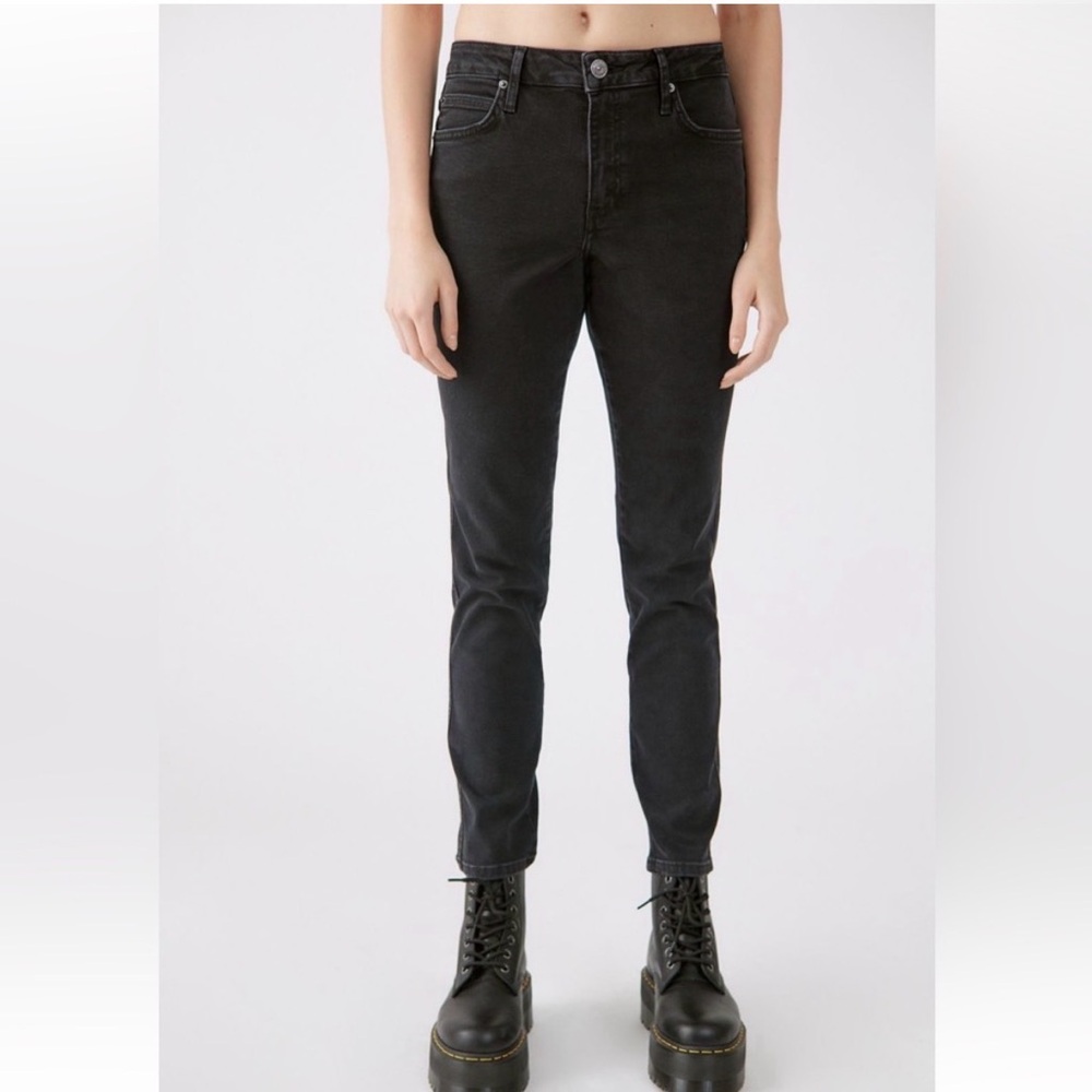 UO Skinny Cigarette Mid Rise BDG Jeans - Black Urban Outfitters - Size 27